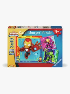 Ravensburger Iron Man & His Awesome Friends Puslespil 3x49 Brikker