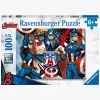 Ravensburger Marvel Avengers Captain America XXL Puslespil 100 Brikker