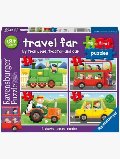 Ravensburger My First Puzzles Travel far Puslespil 4-i-1
