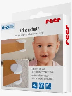 Reer Hjørnebeskyttere Ovale, Hvid