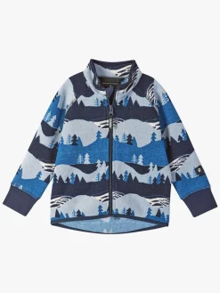 Reima Ornament Fleecetrøje, Soft Navy