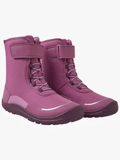 Reimatec Barefoot Jr Talvella Vinterstøvler, Red Violet