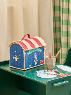 Rice Cirkus Opbevaringstaske, Blå/rød