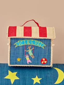 Rice Cirkus Opbevaringstaske, Blå/rød