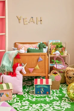 Rice Cirkus Opbevaringstaske, Blå/rød