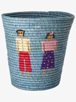 Rice Opbevaringskurv, Blå