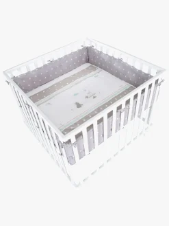 Roba Kravlegård med Hjul & Sengehest, Indian Bears White