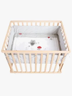 Roba Kravlegård med Hjul, Adam & Owl Wood