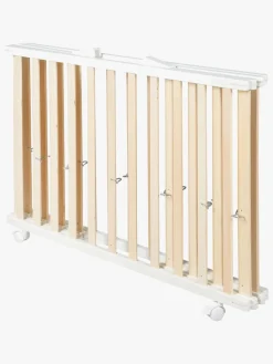 Roba Sammenklappelig Kravlegård med Hjul, Wood White