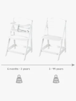 Roba Sit Up Flex Grow-Along Højstol, White