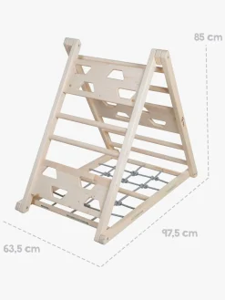 Roba  Træ Klatretrekant, Grå/Natur