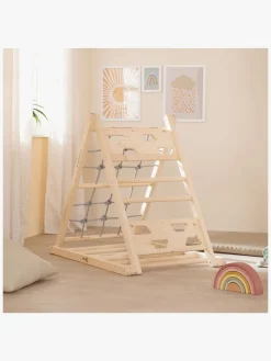 Roba  Træ Klatretrekant, Grå/Natur