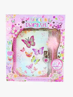 Robetoy Sommerfugl Dagbogssæt med Fjerpen