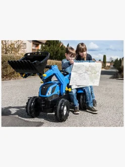 Rolly Toys Farmtrac New Holland Pedaltraktor, Blå