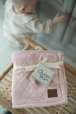 Rätt Start Kviltet Tæppe, Dusty Pink