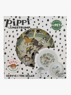 Rätt Start Pippi Langstrømpe  Cirkus Spisesæt 3 Dele
