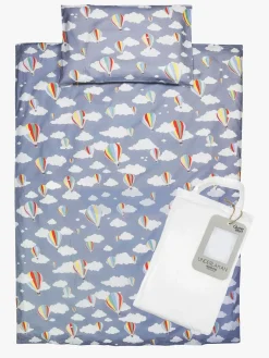 Rätt Start Sengesæt Tremmeseng 100x130 Luftballon 3 Dele, Midnatsblå