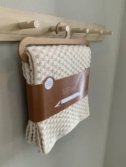 Rätt Start Tax Tæppe, Hvid/Natur