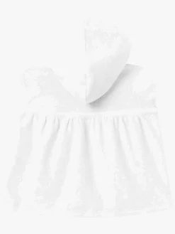 Saltabad Sara Kjole, Frotté, Hvid