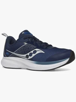 Saucony Ride Kids Træningssko, Navy/Silver