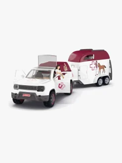 Schleich Dyrlægebil med Anhængervogn