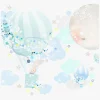 Schmooks Wallsticker Hot Air, Blue