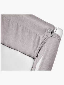 Shnuggle Air Bedside Crib, Stone Grey