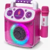 Singing Machine Karaokemaskine Mini Sparkle, Pink