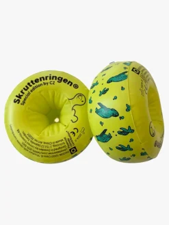 Skruttenringen Badevinger, Gul Mønstret