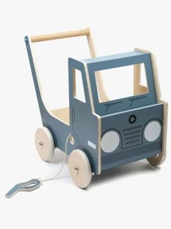 Smallstuff Gåvogn Truck i Træ, Blå