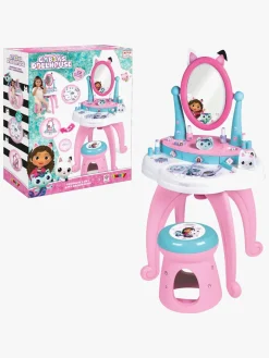 Smoby Gabby's Dollhouse 2-i-1 Sminkebord med Skammel