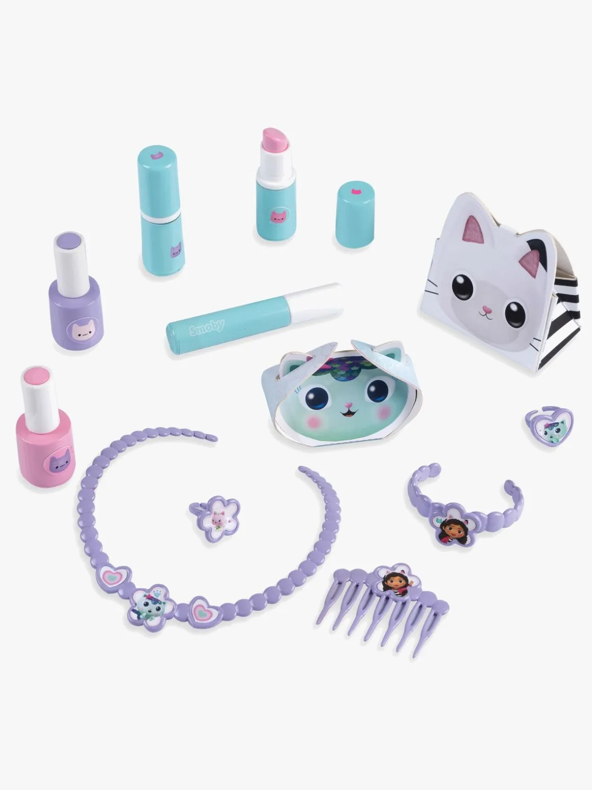 Smoby Gabby's Dollhouse 2-i-1 Sminkebord med Skammel