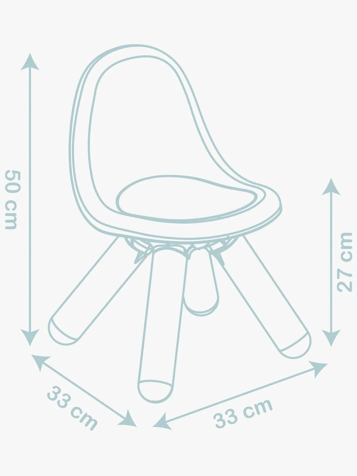 Smoby Kid Stol, Pink