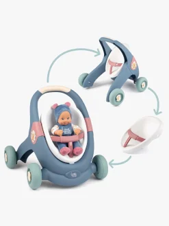 Smoby Little Smoby 3-i-1 Gåvogn med Dukke
