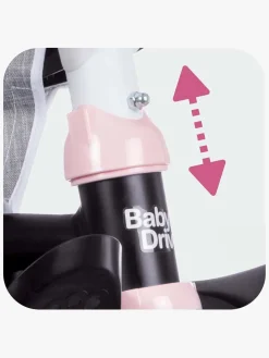 Smoby Trehjulet Cykel Baby Driver Plus, Pink