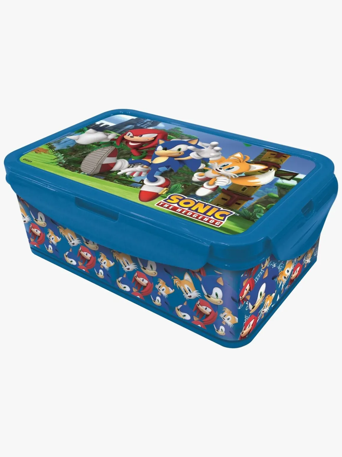 Sonic Madkasse med Udtagelig Rumdeler, Blue