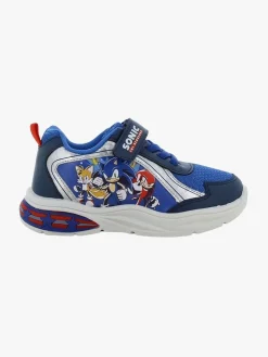 Sonic The Hedgehog Blinkende Sneakers, Dark Blue/Cobalt Blue