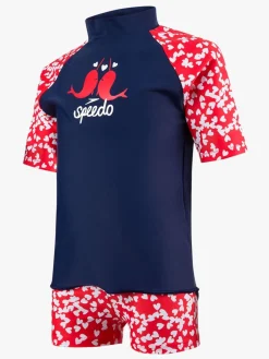 Speedo Spashmaster UV-Sæt, Navy/Red