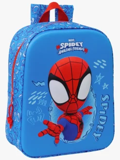 Spidey And His Amazing Friends 3D Mini Rygsæk 6L, Blå