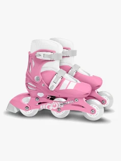 Stamp Skids Control Justerbar 2-i-1 Inliners Størrelse 27-30, Lyserød/Grå