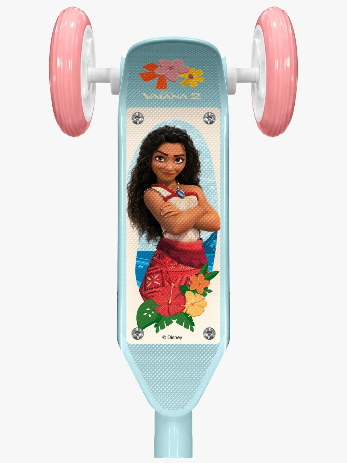 Stamp Vaiana Trehjulet Løbehjul, Blå/Pink