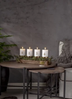 Star Trading LED Bloklys 4-pak, Flamme Advent