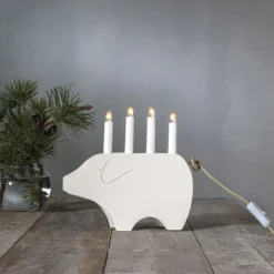 Star Trading Lysestage Gry, Hvid