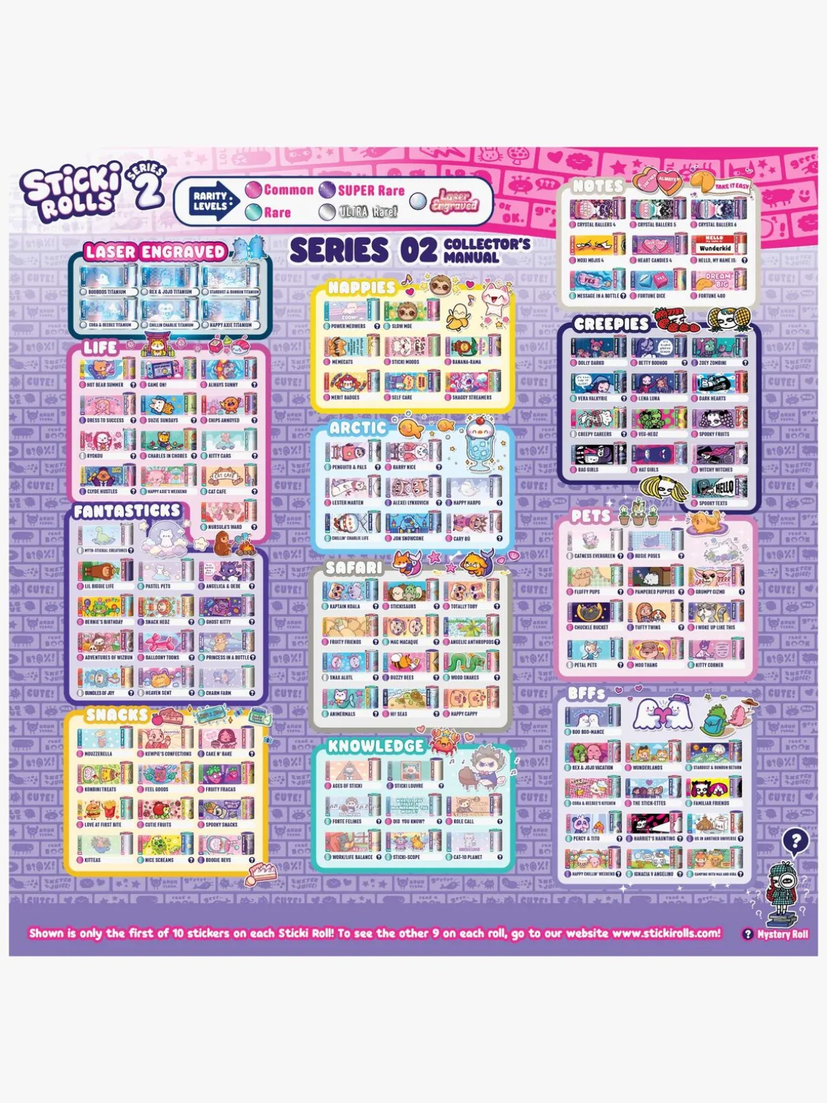 Sticki Rolls Kreasæt Armbånd S2