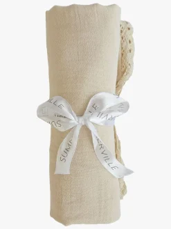 Summerville  Rynket Tæppe Lace, Sandshell