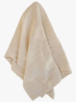 Summerville Tæppe/ Stofble i Musselin, Sandshell