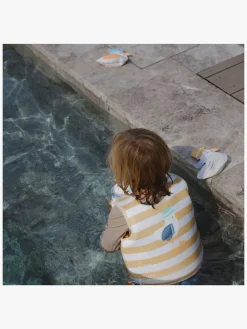 SUNNYLiFE Svømmevest, Sid the Seagull Mustard Stripe