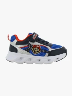 Super Mario Blinkende Sneakers, Navy/Cobalt Blue