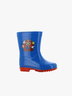 Super Mario Gummistøvler, Cobalt Blue/Red