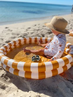 Swim Essentials Badebassin 100 cm, Flow Yellow/White